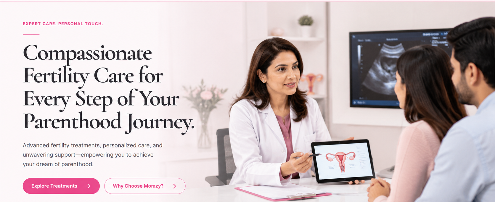 MOMZY Women and Fertility Centre IVF treatment banner