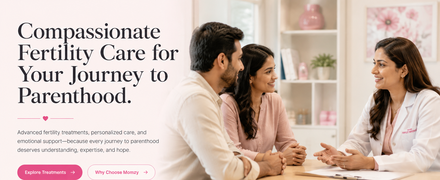 MOMZY Women and Fertility Centre fertility evaluation banner